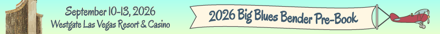 Big Blues Bender 2026 Prebook
